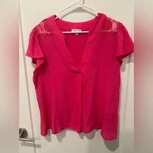 Lucky & Coco Pink Blouse